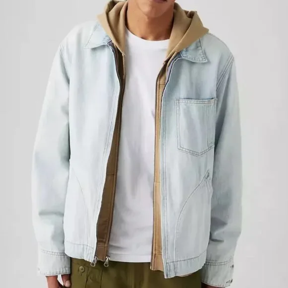Levi's® Premium Lightweight Full-zip Mechanics Jacket, Low Light Rain, Medium